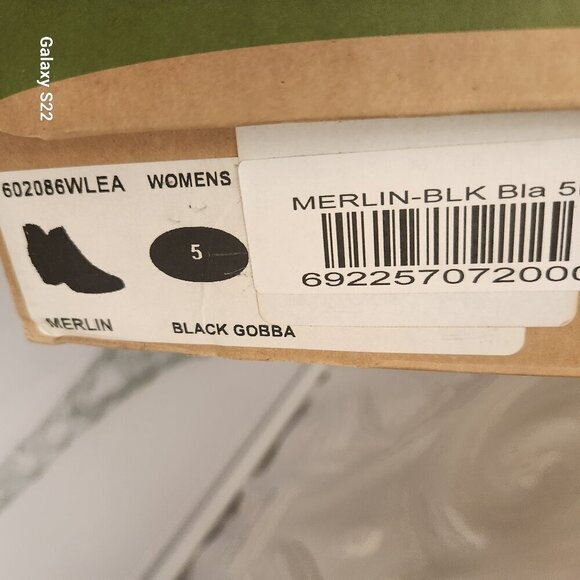 Earth Womens Merlin Short Boot Black Boots (NWT) - Picture 5 of 14